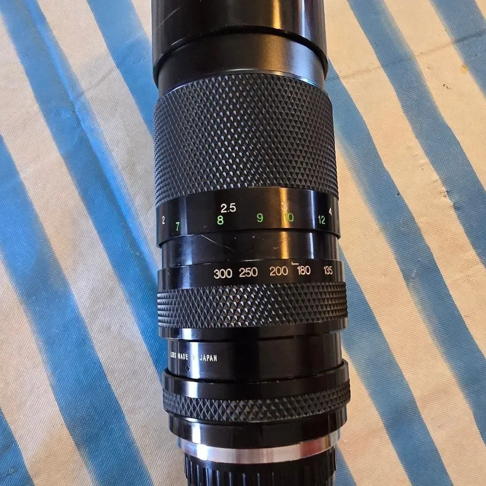 Vintage Soligor MC 100–300mm f/5 Telephoto Zoom Lens Made in Japan